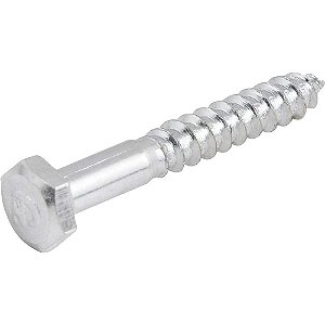 Parafuso sextavado rosca soberba 3/16" x 35mm cartela com 5 peças VONDER