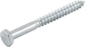 Parafuso sextavado rosca soberba 3/16" x 50mm cartela com 5 peças VONDER