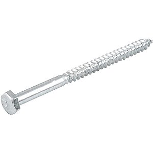 Parafuso sextavado rosca soberba 3/16" x 70mm cartela com 5 peças VONDER
