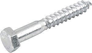 Parafuso sextavado rosca soberba 5/16" x 55mm cartela com 2 peças VONDER