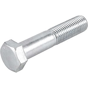 Parafuso sextavado zincado 1" x 5" UNC rosca parcial  Kit com 10 peças VONDER