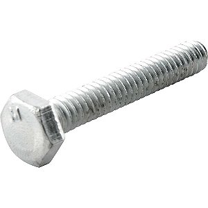 Parafuso sextavado zincado 1/4" x 1.1/2" UNC rosca total caixa com 200 peças VONDER