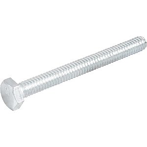 Parafuso sextavado zincado 1/4" x 2.1/2" UNC rosca total VONDER