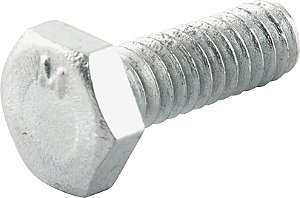 Parafuso sextavado zincado 1/4" x 3/4" UNC rosca total caixa com 500 peças VONDER