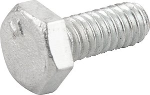 Parafuso sextavado zincado 1/4" x 5/8" UNC rosca total caixa com 500 peças VONDER