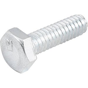 Parafuso sextavado zincado 1/4" x 7/8" UNC rosca total VONDER