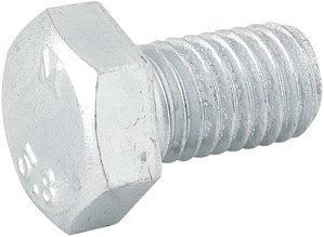 Parafuso sextavado zincado 12mm x 20mm MA caixa com 200 peças VONDER
