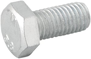 Parafuso sextavado zincado 12mm x 25mm MA VONDER