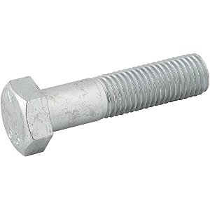 Parafuso sextavado zincado 16mm x 80mm MA caixa com 20 peças VONDER