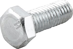 Parafuso sextavado zincado 3/8" x 1" UNC rosca total caixa com 200 peças VONDER