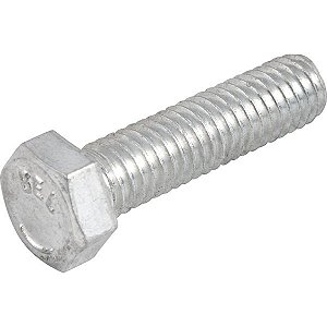 Parafuso sextavado zincado 3/8" x 1.1/2" UNC rosca total VONDER