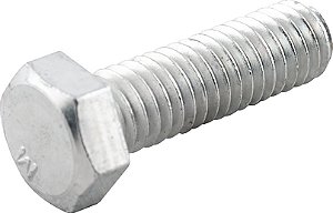 Parafuso sextavado zincado 3/8" x 1.1/4" UNC rosca total caixa com 200 peças VONDER