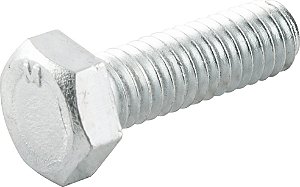 Parafuso sextavado zincado 5/16" x 1" UNC rosca total caixa com 200 peças VONDER