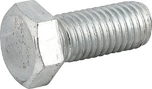 Parafuso sextavado zincado 5/8" x 1.1/2" UNC rosca total caixa com 50 peças VONDER