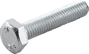 Parafuso sextavado zincado 6mm x 30mm MA rosca total caixa com 200 peças VONDER