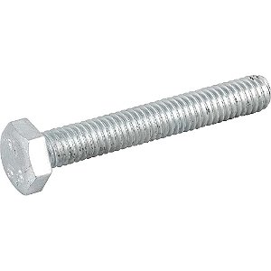 Parafuso sextavado zincado 6mm x 40mm MA rosca total caixa com 200 peças VONDER