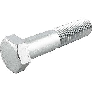 Parafuso sextavado zincado 7/8" x 6.1/2" UNC rosca parcial  Kit com 10 peças VONDER
