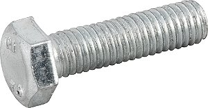 Parafuso sextavado zincado 8mm x 30mm MA rosca total caixa com 200 peças VONDER