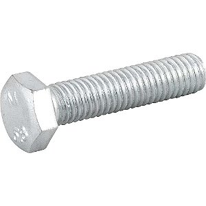 Parafuso sextavado zincado 8mm x 35mm MA rosca total caixa com 200 peças VONDER