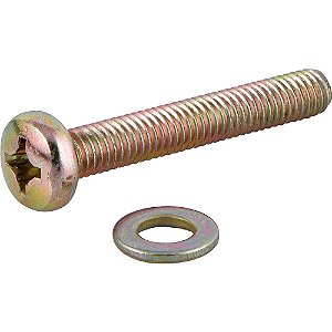 Parafuso com arruela para suporte de TV M6 x 40mm VONDER