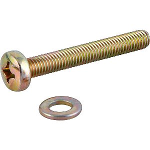 Parafuso com arruela para suporte de TV M6 x 45mm VONDER
