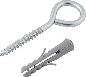 Pitão 6,3mm x 70,0mm com bucha de nylon 10,0mm P-10 VONDER