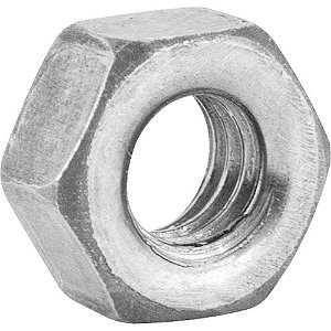 Porca sextavada polida rosca MB 12,0mm DIN 934 VONDER