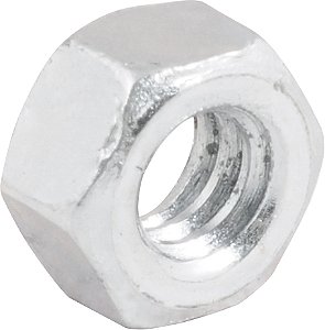 Porca sextavada 3/16" UNC zincada cartela com 20 peças VONDER