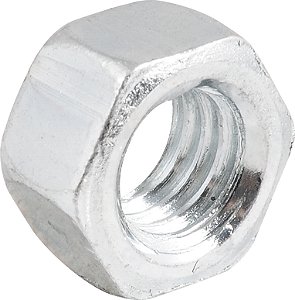 Porca sextavada 3/8" UNC zincada cartela com 10 peças VONDER