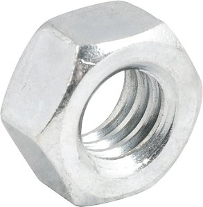 Porca sextavada 5/16" UNC zincada cartela com 10 peças VONDER