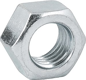 Porca sextavada 5/8" UNC zincada cartela com 2 peças VONDER