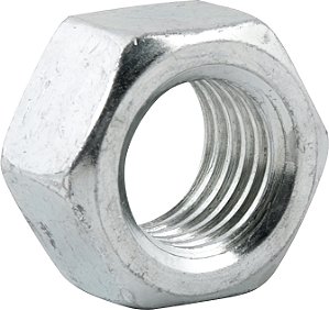 Porca sextavada 7/8" UNC zincada cartela com 2 peças VONDER