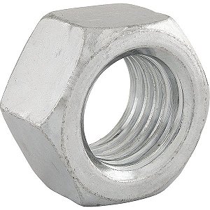 Porca sextavada 7/8" UNC zincada pacote com 50 peças VONDER