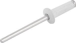 Rebite de repuxo 4,8mm x 10,0mm branco pacote com 50 peças NOVE54