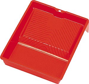 Bandeja polietileno para pintura vermelha para rolos de 15,0cm ATLAS
