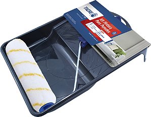 Conjunto para pintura com 3 peças (rolo antirrespingo garfo e bandeja) 1576 TIGRE