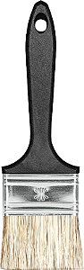Pincel 2.1/2" com cerdas gris cabo preto Batalha 300/6 ATLAS