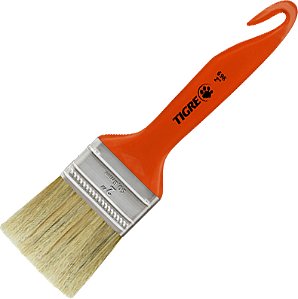 Pincel trincha média 2" cerda branca TIGRE