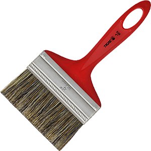 Pincel trincha simples 4" cerda gris TIGRE