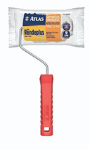 Rolo de microfibra para pintura 9cm com suporte 327/9 ATLAS