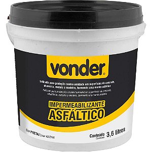 Impermeabilizante asfáltico 3,6L VONDER
