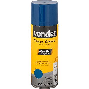 Tinta em spray azul 350 ml/250g VONDER