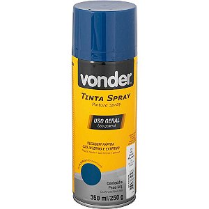 Tinta em spray azul escuro 350 ml/250g VONDER