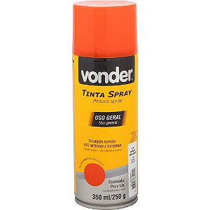 Tinta em spray laranja 350 ml/250g VONDER
