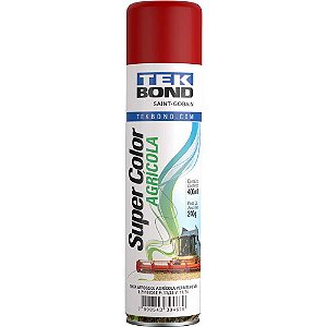 Tinta spray agrícola vermelho MS 400ml TEKBOND