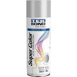 Tinta spray alumínio alta temperatura 350ml TEKBOND