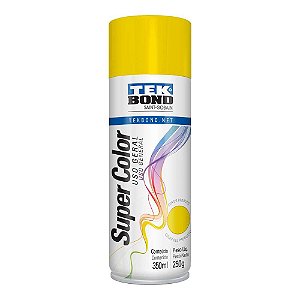 Tinta spray amarelo 350ml TEKBOND