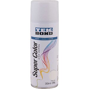 Tinta spray branco brilhante 350ml TEKBOND