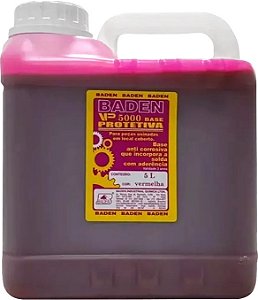 Verniz protetivo antioxidante 5 litros vermelho VP-5000 BADEN