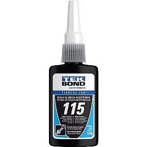 Adesivo anaeróbico para travamento de rosca torque médio 50g 115 TEKBOND
